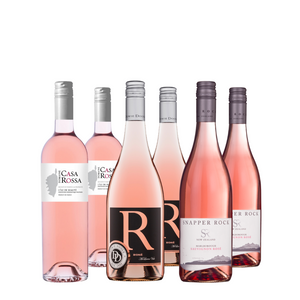 Dowie Doole Rose McLaren Vale, South Australia and Snapper Rock Sauvignon Blanc Rose Wine Marlborough New Zealand and Casa Rossa Rose Corsica France French Rose